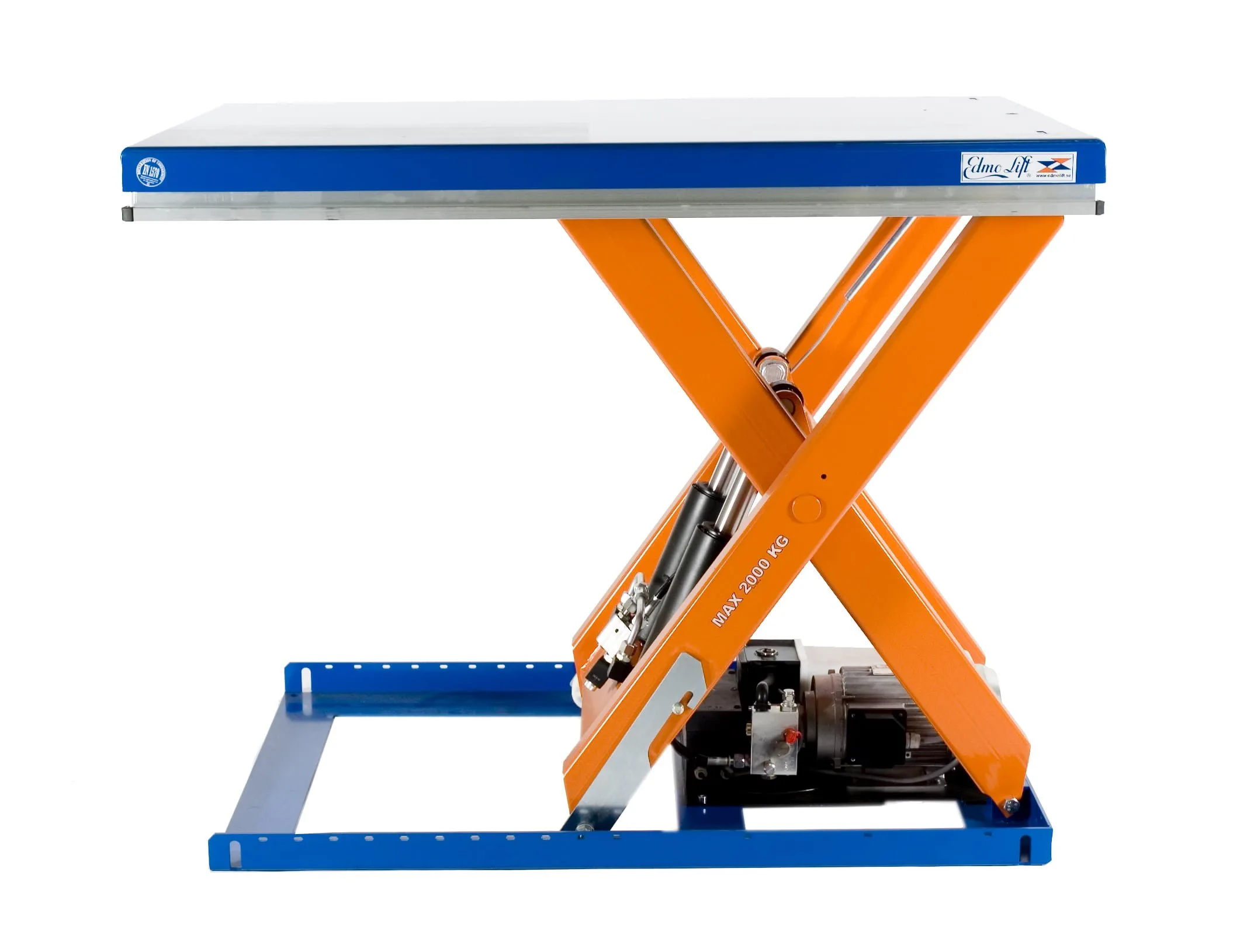 Lyftbord Edmolift, 1300x1000 mm, kapacitet 2000 kg - Bild 2