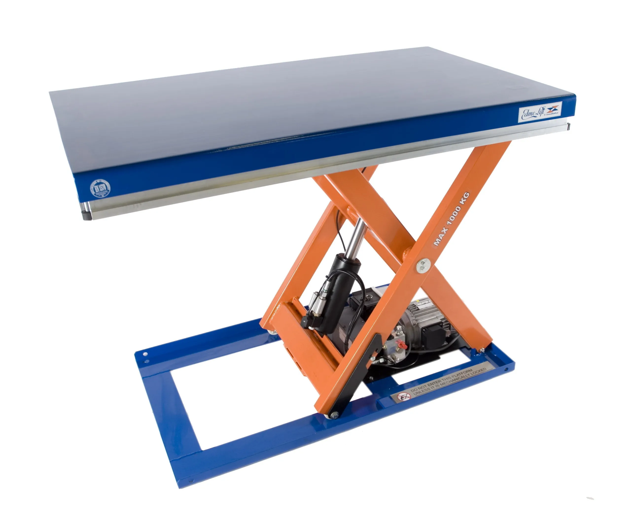 Lyftbord Edmolift, 1300x1000 mm, kapacitet 1000 kg - Bild 6