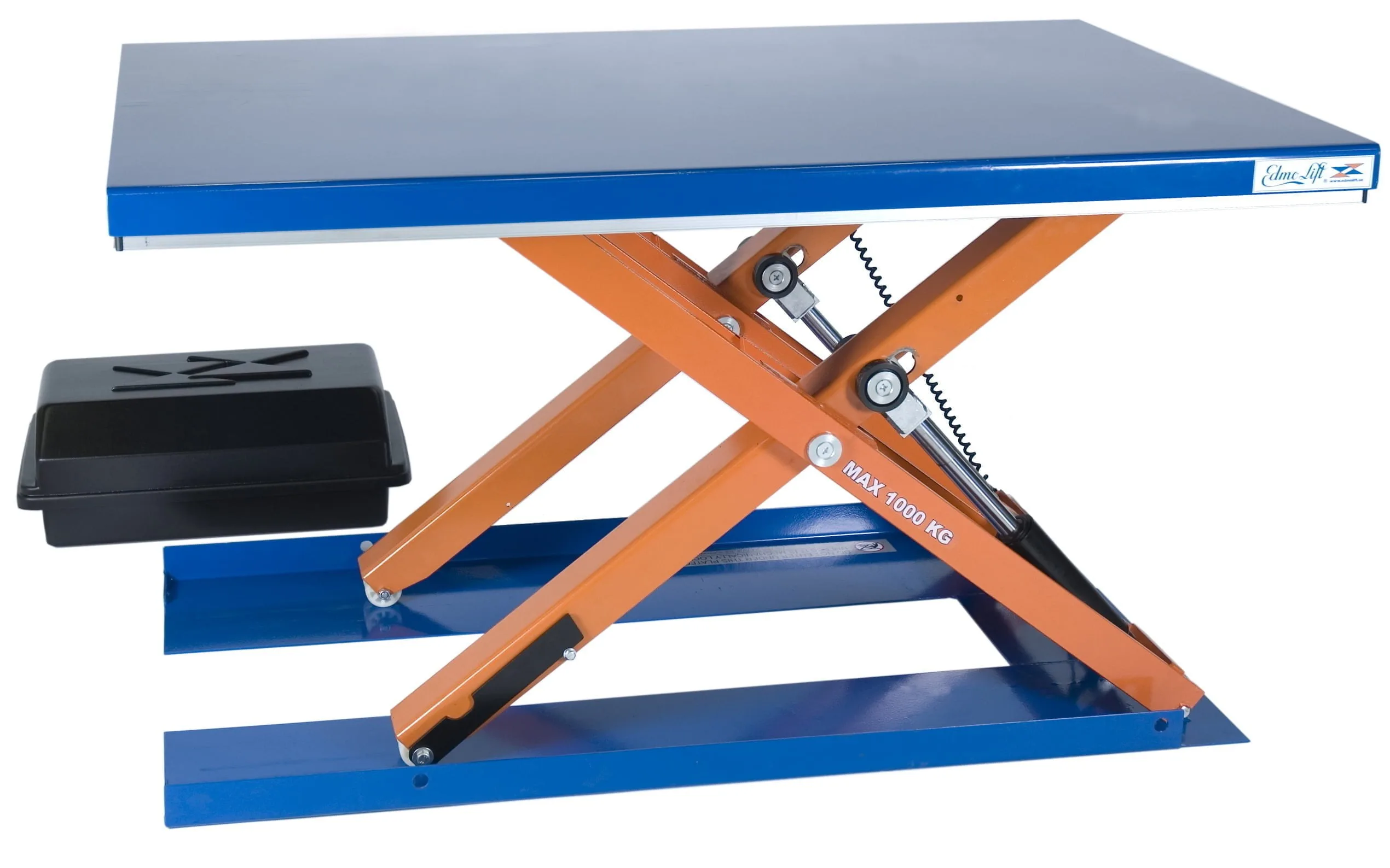 Lågbyggt lyftbord Edmolift, 1500x800 mm, 1000 kg