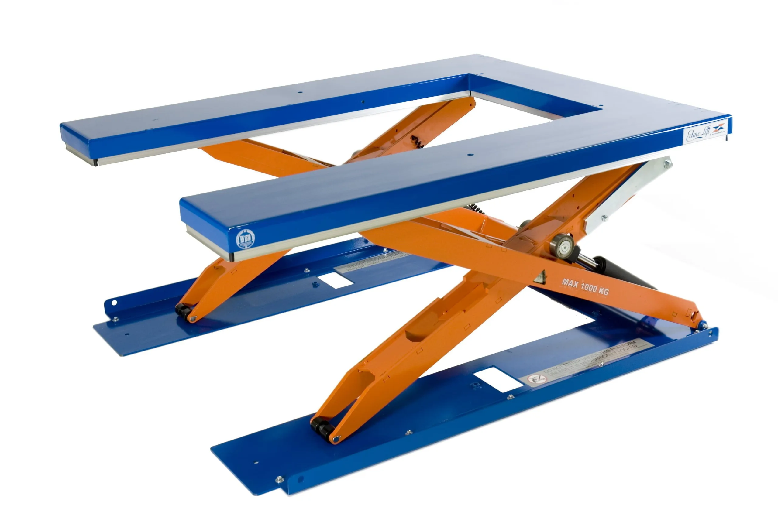 Lågbyggt lyftbord Edmolift, 1350x1080 mm, 1000 kg - Bild 2