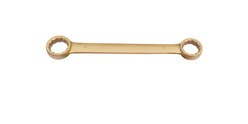 Gnistfri dubbel ringnyckel, Bahco, aluminium-brons, 16x18 mm