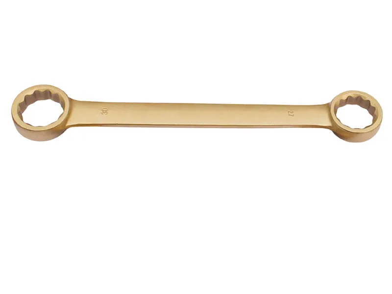 Gnistfri dubbel ringnyckel, Bahco, aluminium-brons, 16x18 mm