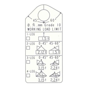 Märkbricka Gunnebo Flexi 10 mm, i påse med lås & wire