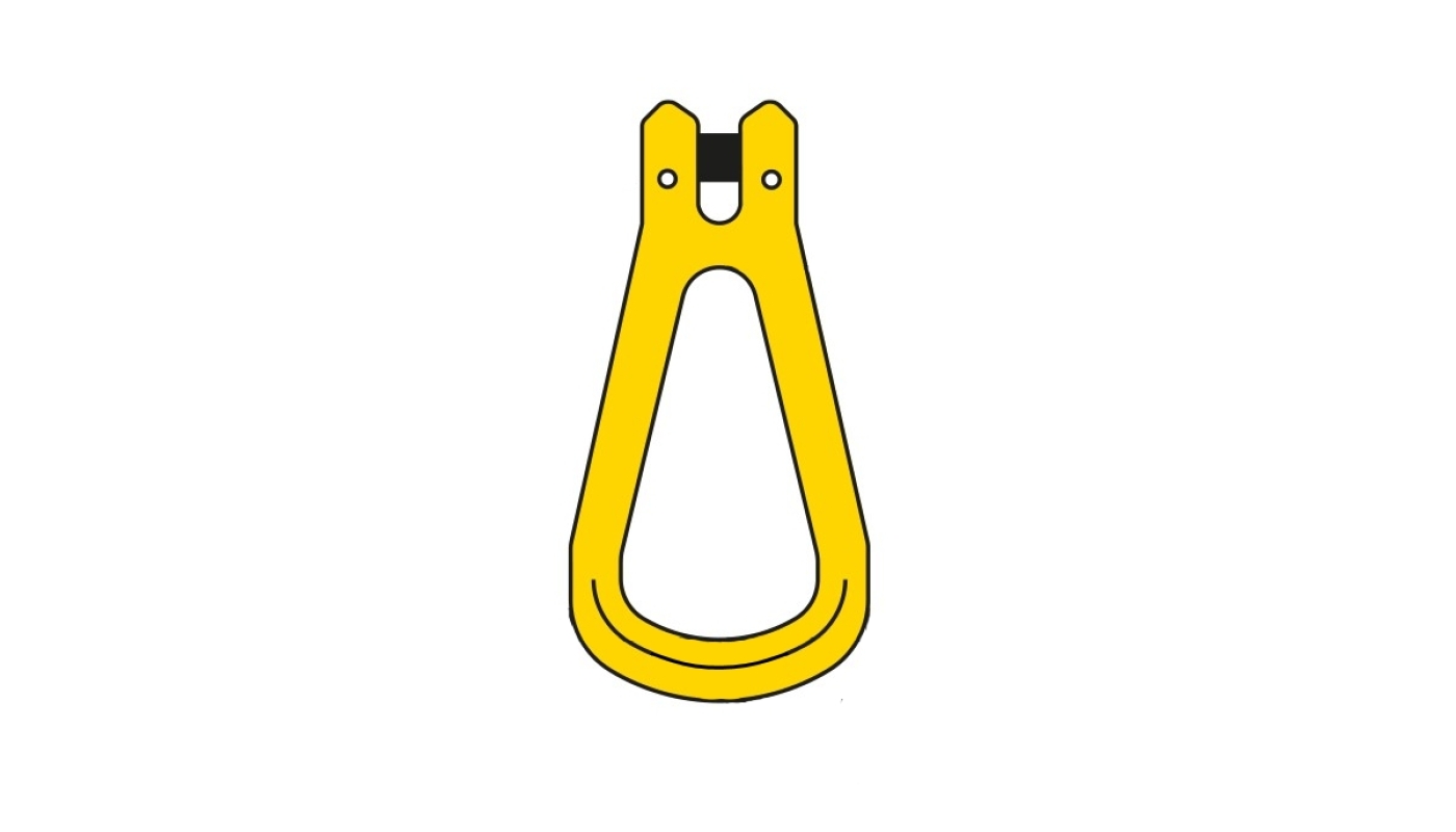 Lyftögla gaffel, 3,15 ton, 1-part, 10 mm, klass 8