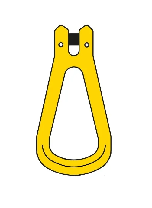 Lyftögla gaffel, 3,15 ton, 1-part, 10 mm, klass 8