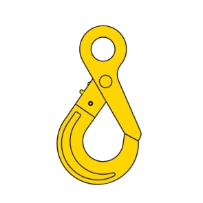 Säkerhetskrok 2 ton, 7/8 mm, klass 8