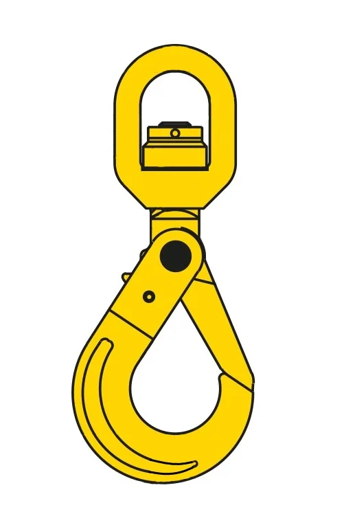 Säkerhetskrok - lekande, 3,15 ton, 10 mm, klass 8