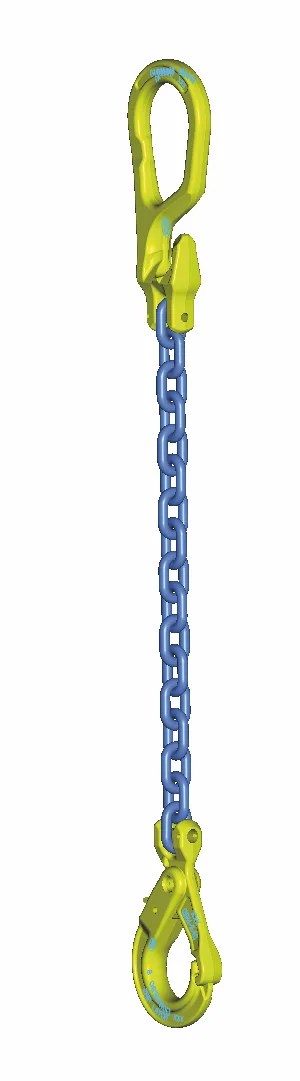 Lyftkätting Gunnebo GrabiQ, 4 ton, 3 m, 1-part, klass 10, säkerhetskrok