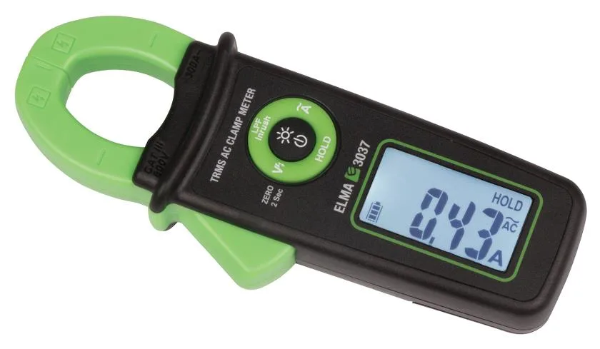 Elma 3037 – Digital True RMS AC minitångamperemeter