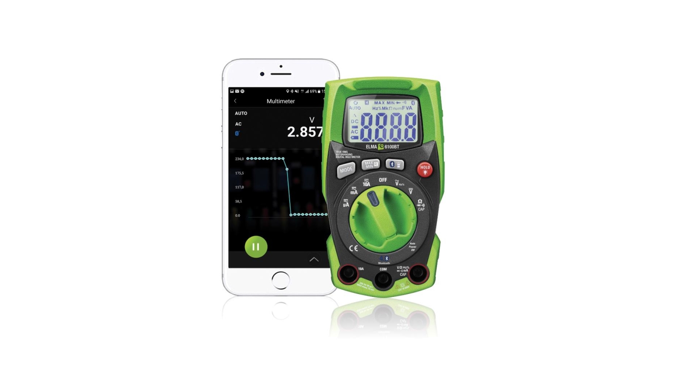 Elma 6100BT IP65 True RMS Multimeter