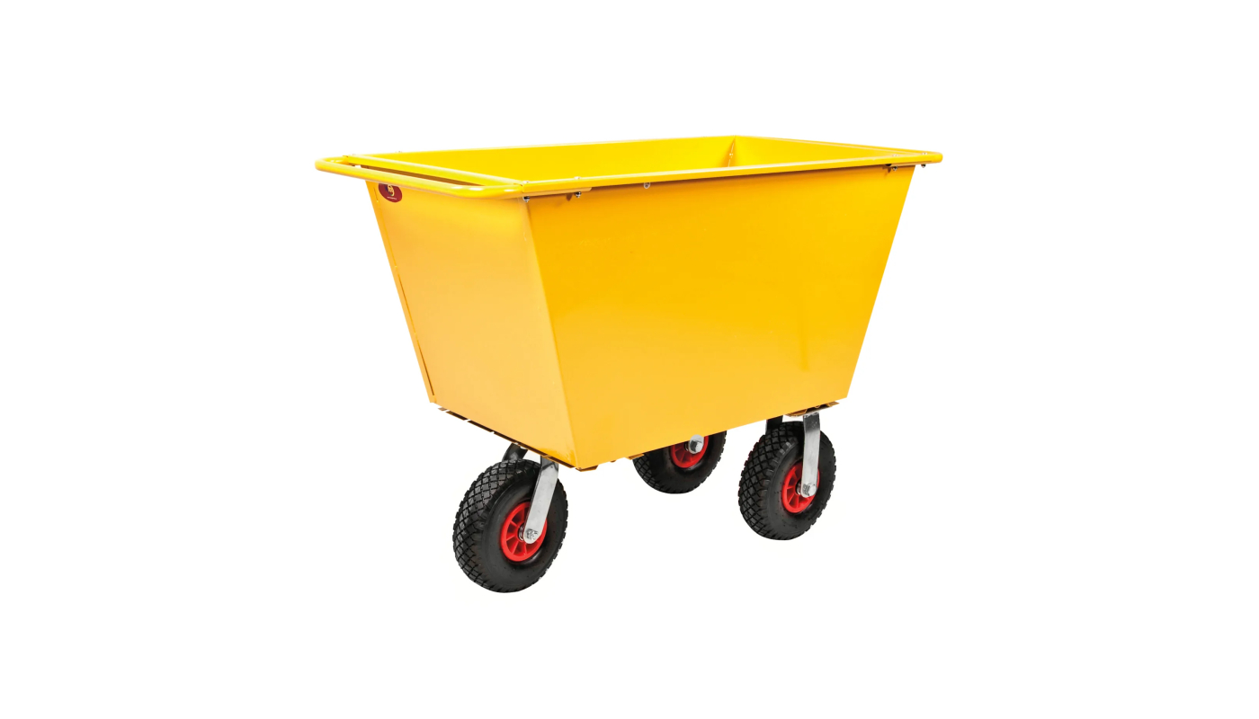 Mobil avfallsvagn 200 L, 260 mm luftgummihjul