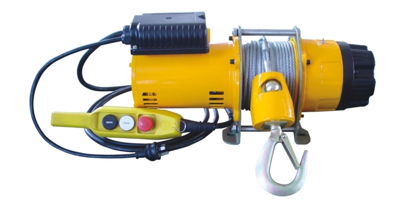 Elektrisk vinsch 300kg, 1-fas, 29m vajer