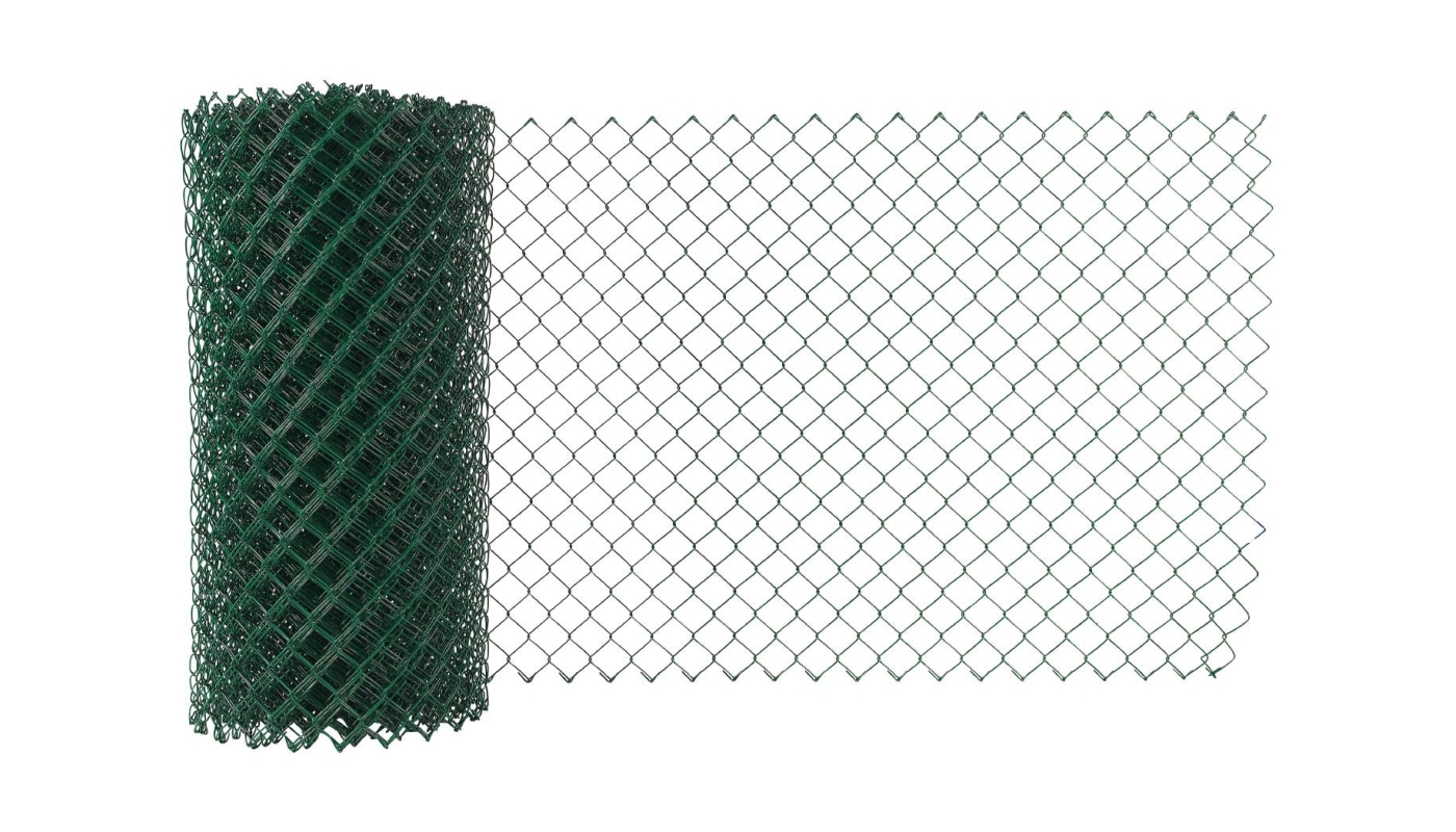 Flätverksstängsel 25 m, svart, 800X50X2.5 mm