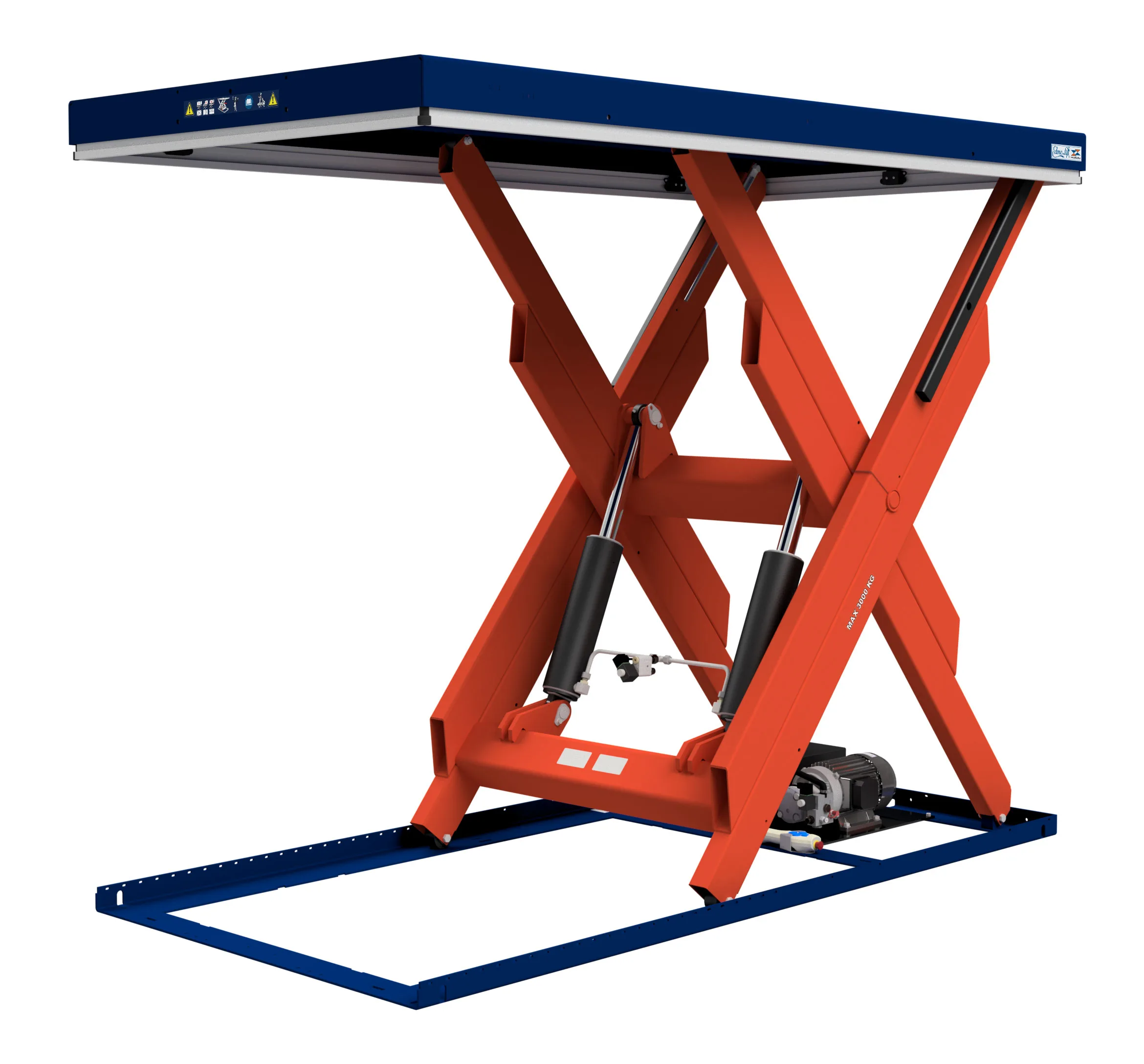 Lyftbord Edmolift TT 3000, 2500x1300mm, 3000 kg