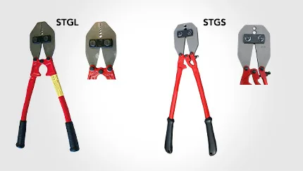 Presstång för presslås i aluminium, 6,5 mm