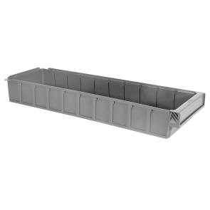 Lagerlåda 6,7L, 600x188x80mm, grå