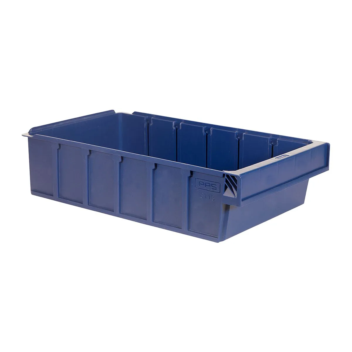 Lagerlåda 6,8L, 400x230x100mm, blå