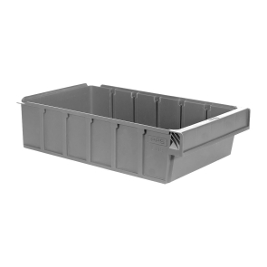 Lagerlåda 6,8L, 400x230x100mm, grå