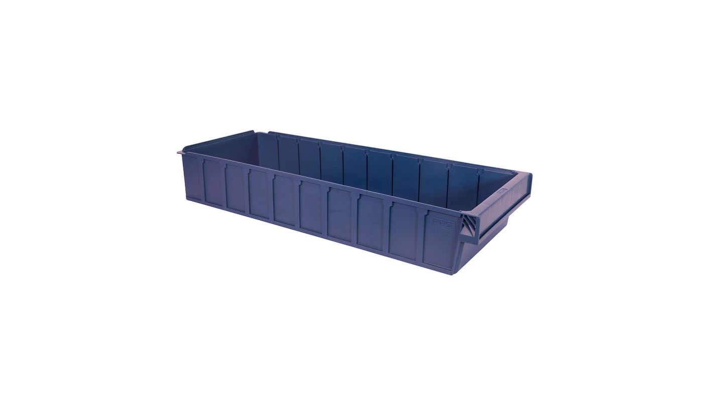 Lagerlåda 10,6L, 600x230x100mm, blå