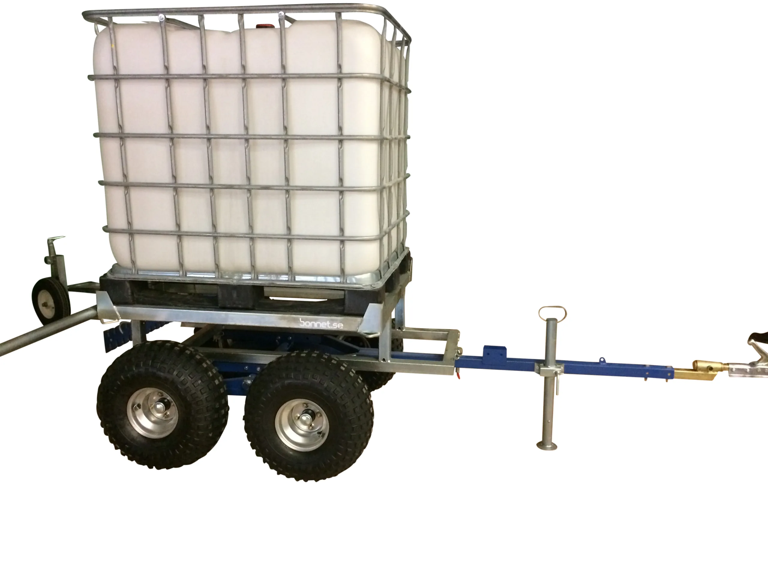 Vattenvagn för IBC-tank till ATV