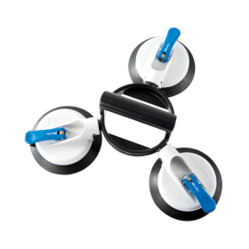 Glaslyft 75kg, 3-sug, plast, alu-handtag