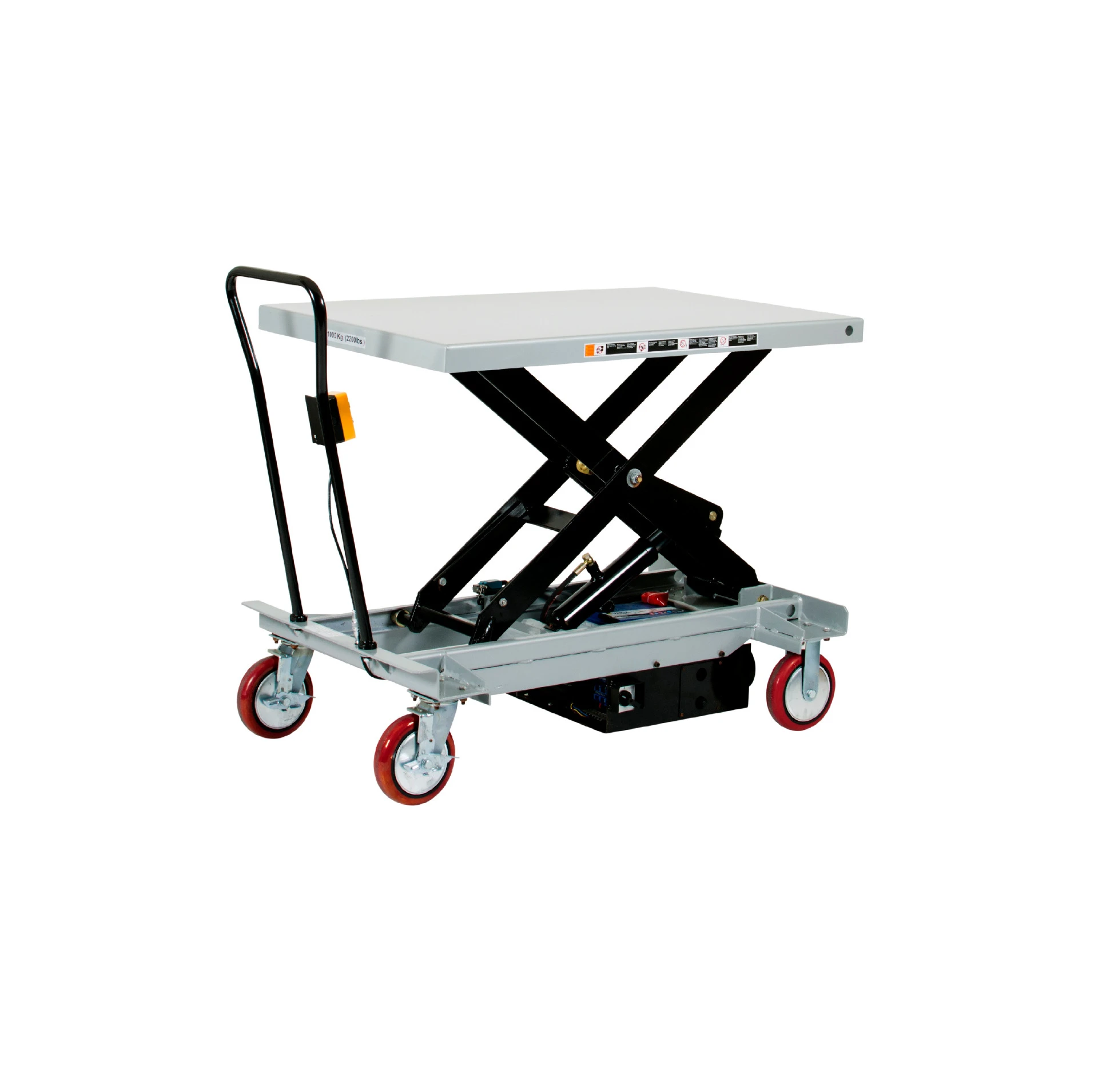 Mobilt lyftbord, elektriskt, 1000kg, 1200x800mm, ES100L Silverstone