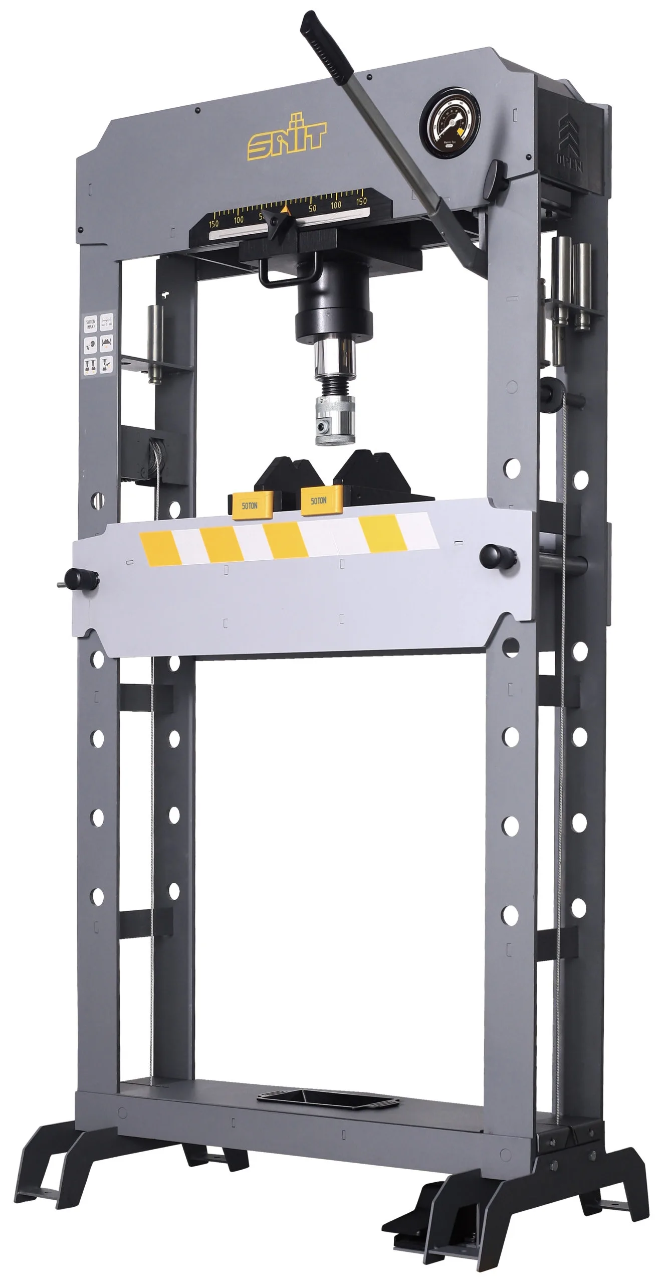 Verkstadspress 50 ton, hand- & lufthydraulisk
