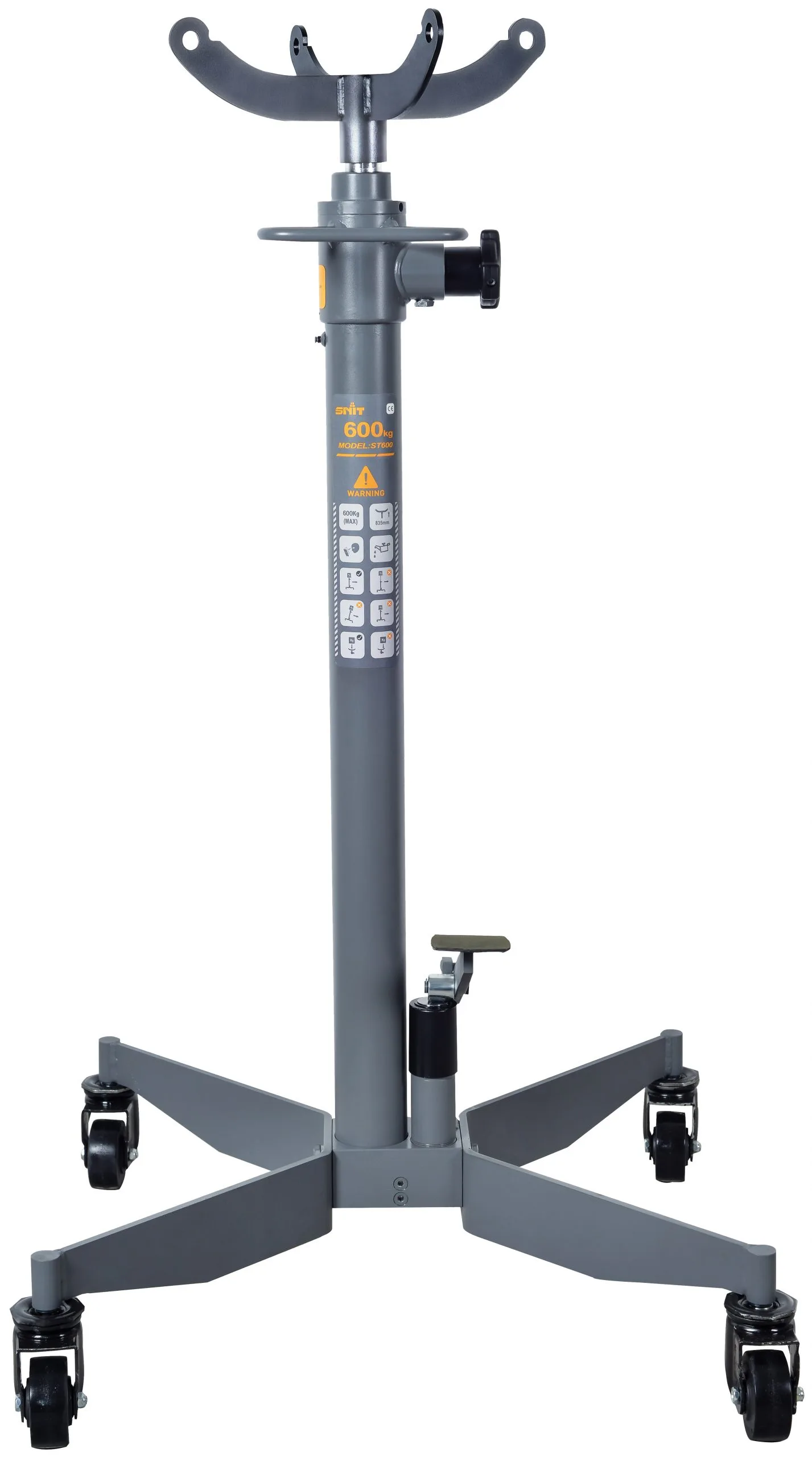 Växellådslyft 0,6 ton, nylonhjul