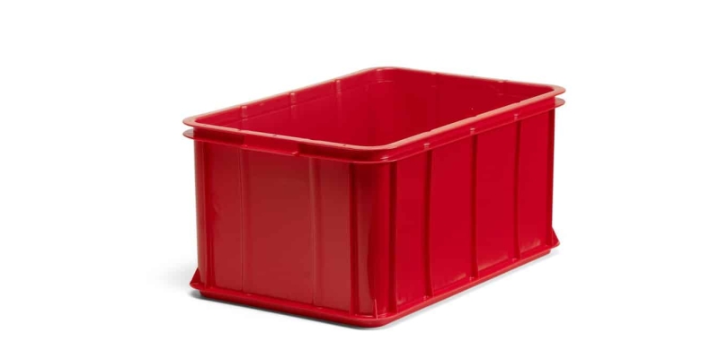 Transportback 55L, 600x400x285 mm, livsmedelsgodkänd, röd, 6700