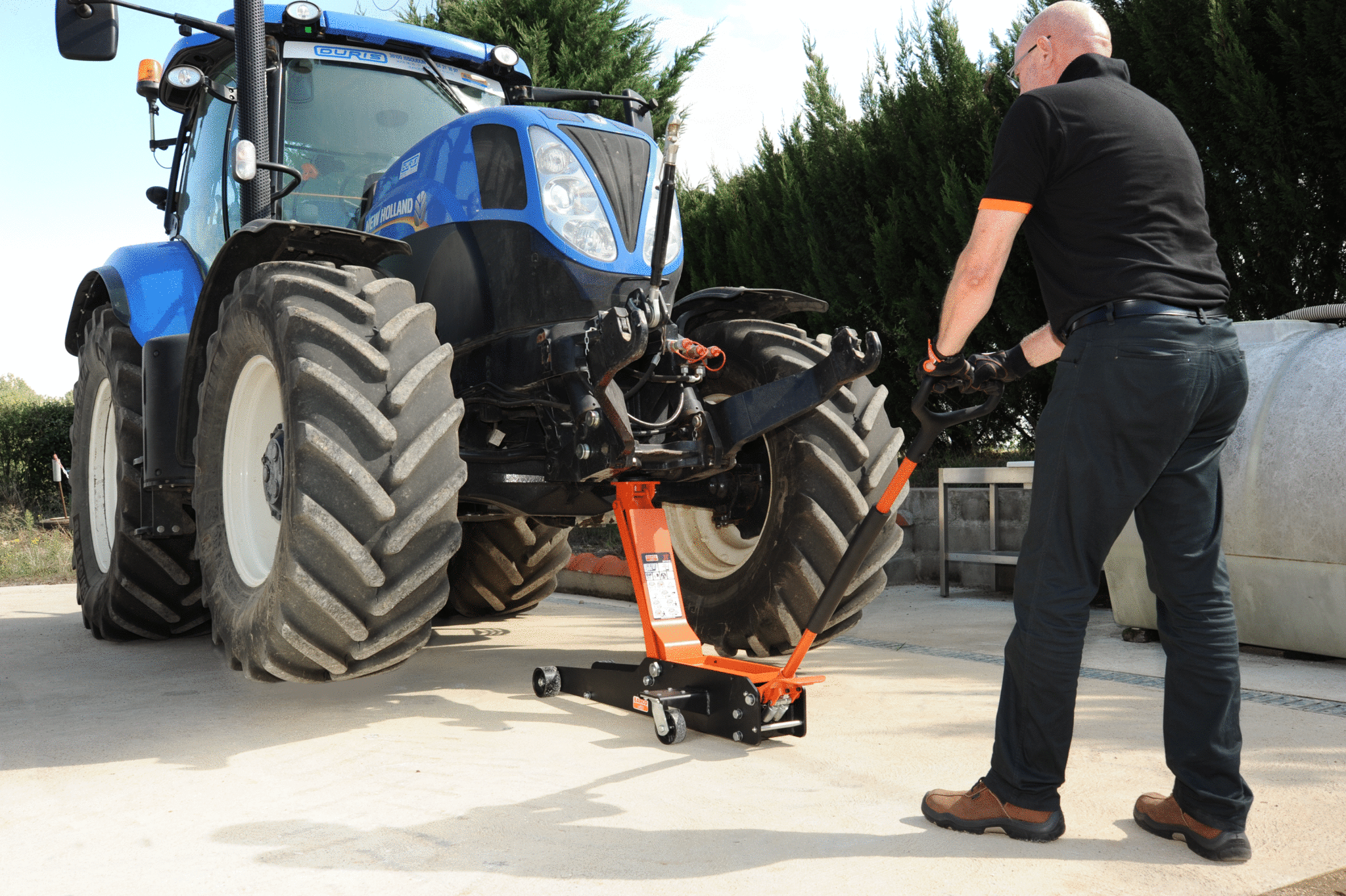 Domkraft BH13000L 3 ton, höglyftande, extra lång, Bahco - Bild 7