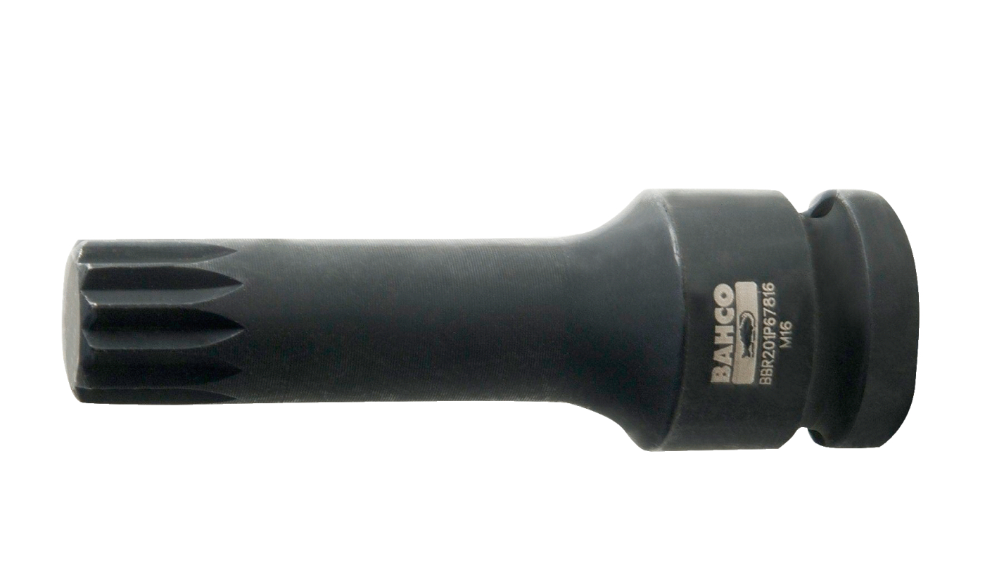 Kraftbitshylsa, för XZN-skruv. M18x78, Bahco