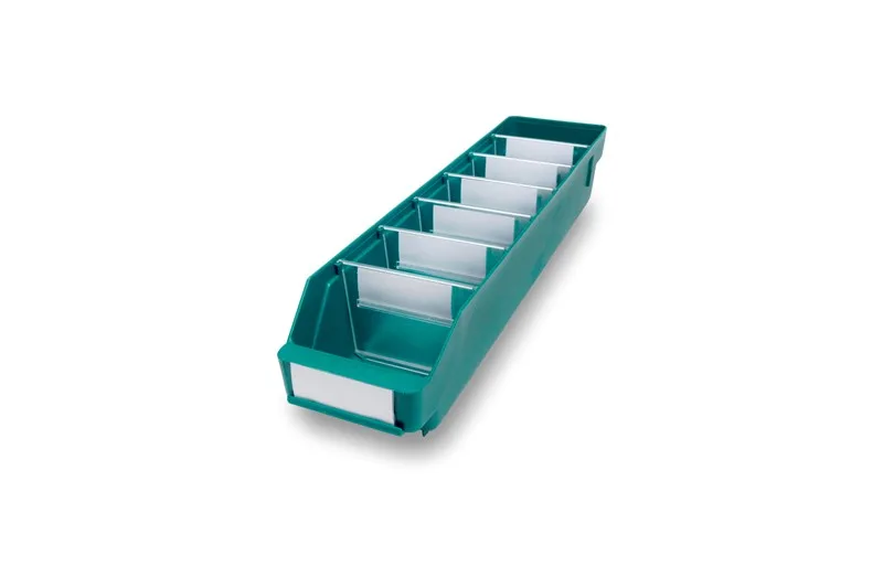 Lagerlåda 500x120x95 mm, Stemo 5012, grön