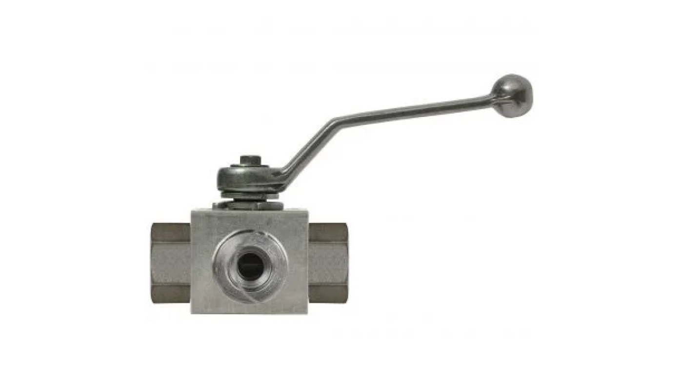 Kulventil 3-vägs 500B 3/8″ inv. gänga