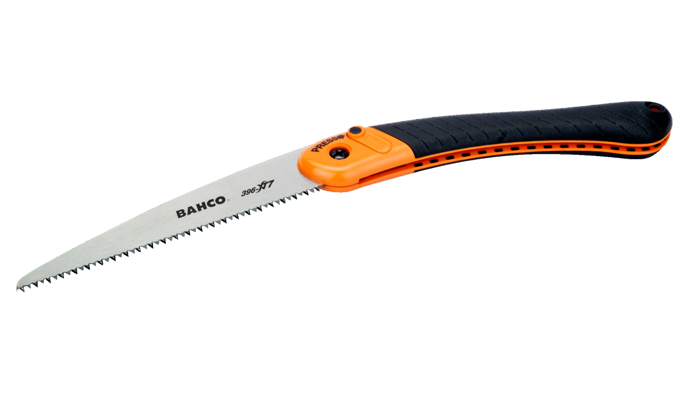 Grensåg Bahco 190 mm, hopfällbar, hårt/torrt trä