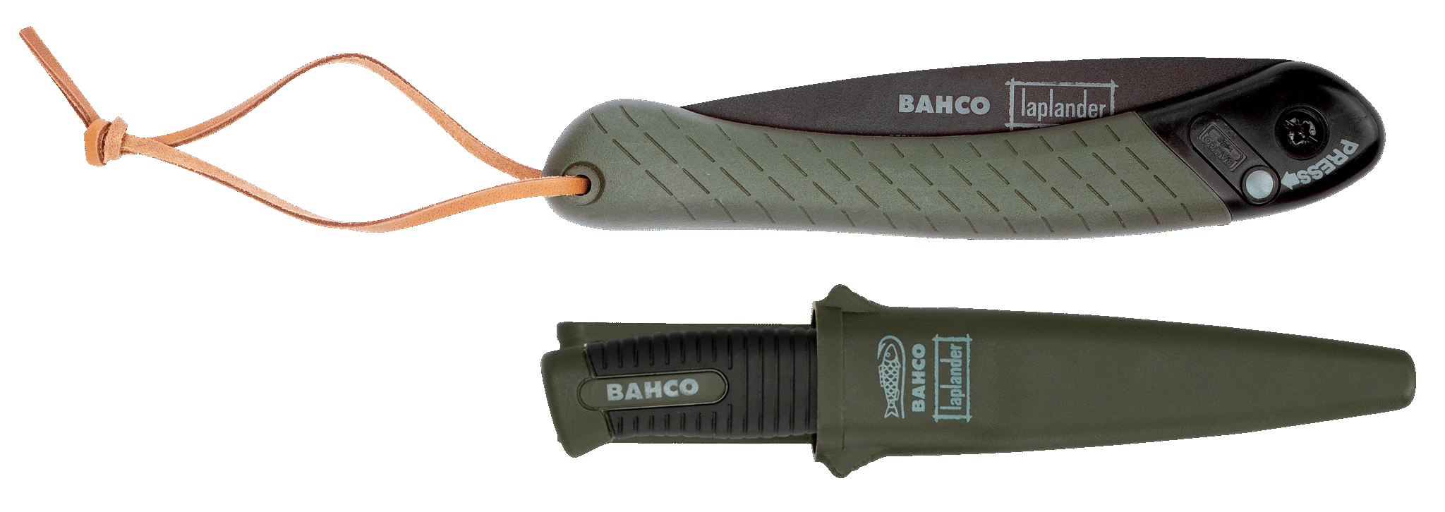 Grensåg sats Bahco, med hopfällbar såg och kniv - Bild 3