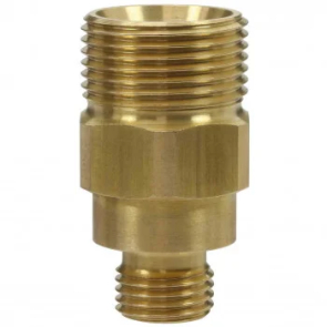 Nippel M22x1/4″, utv. gänga, mässing
