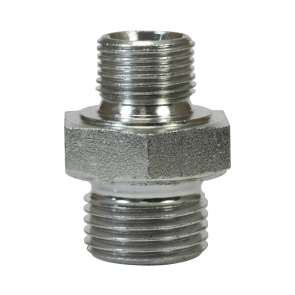 Sexkantnippel stål 3/8″ utv. gänga