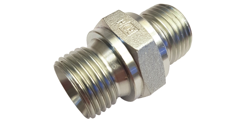 Sexkantnippel stål 1/2″ utv. gänga