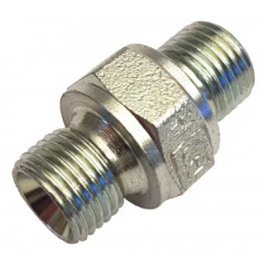 Sexkantnippel stål 1/8″ utv. gänga