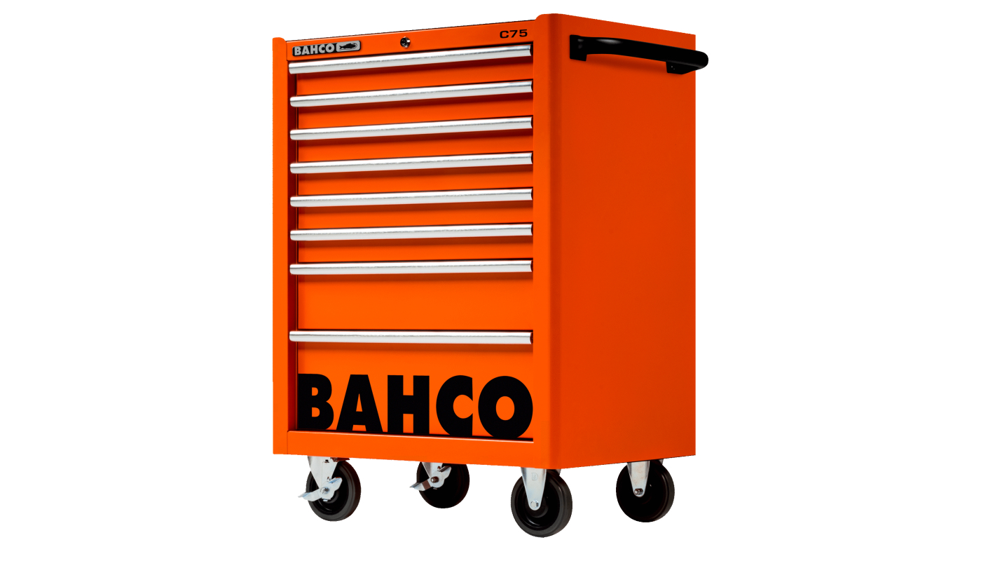 Bahco Verktygsvagn Classic, 8 lådor, orange