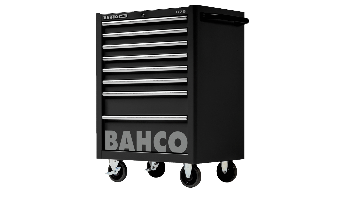 Bahco Verktygsvagn Classic, 8 lådor, svart