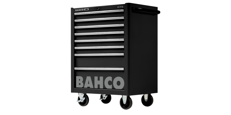 Bahco Verktygsvagn Classic, 8 lådor, svart