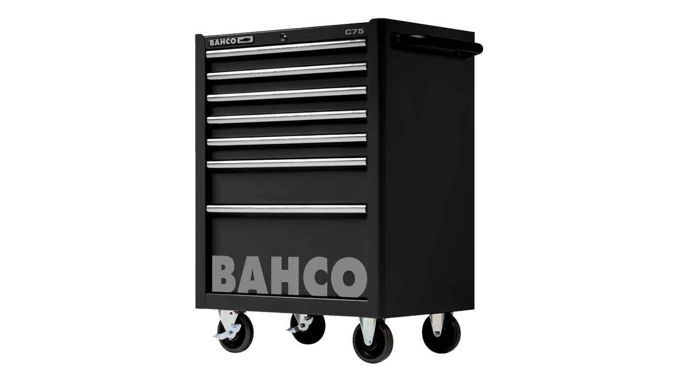 Bahco Verktygsvagn Classic, 7 lådor, svart