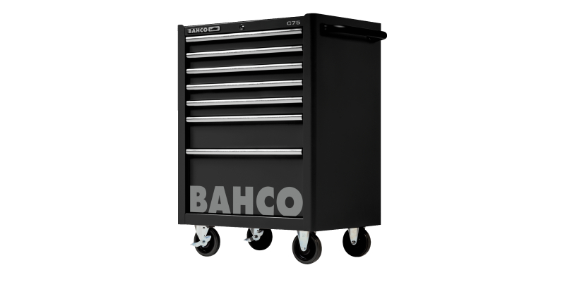 Bahco Verktygsvagn Classic, 7 lådor, svart