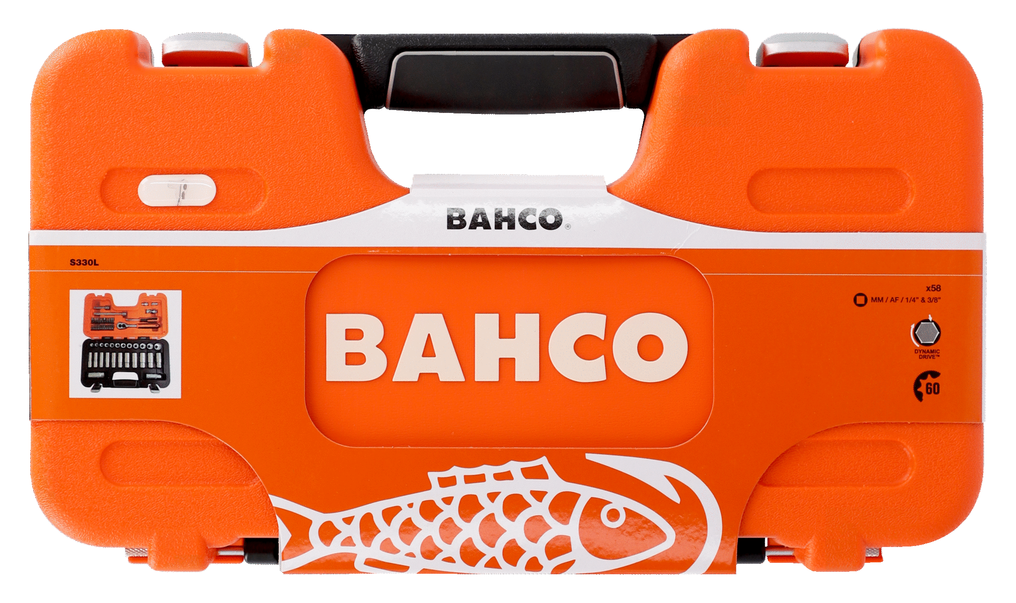 Bahco Hylsnyckelsats 1/4