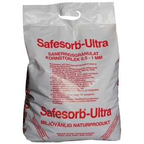 Saneringsmedel Safesorb 10 kg, snabb absorption