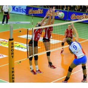 Volleybollnät 3 mm, 9,5 m, svart