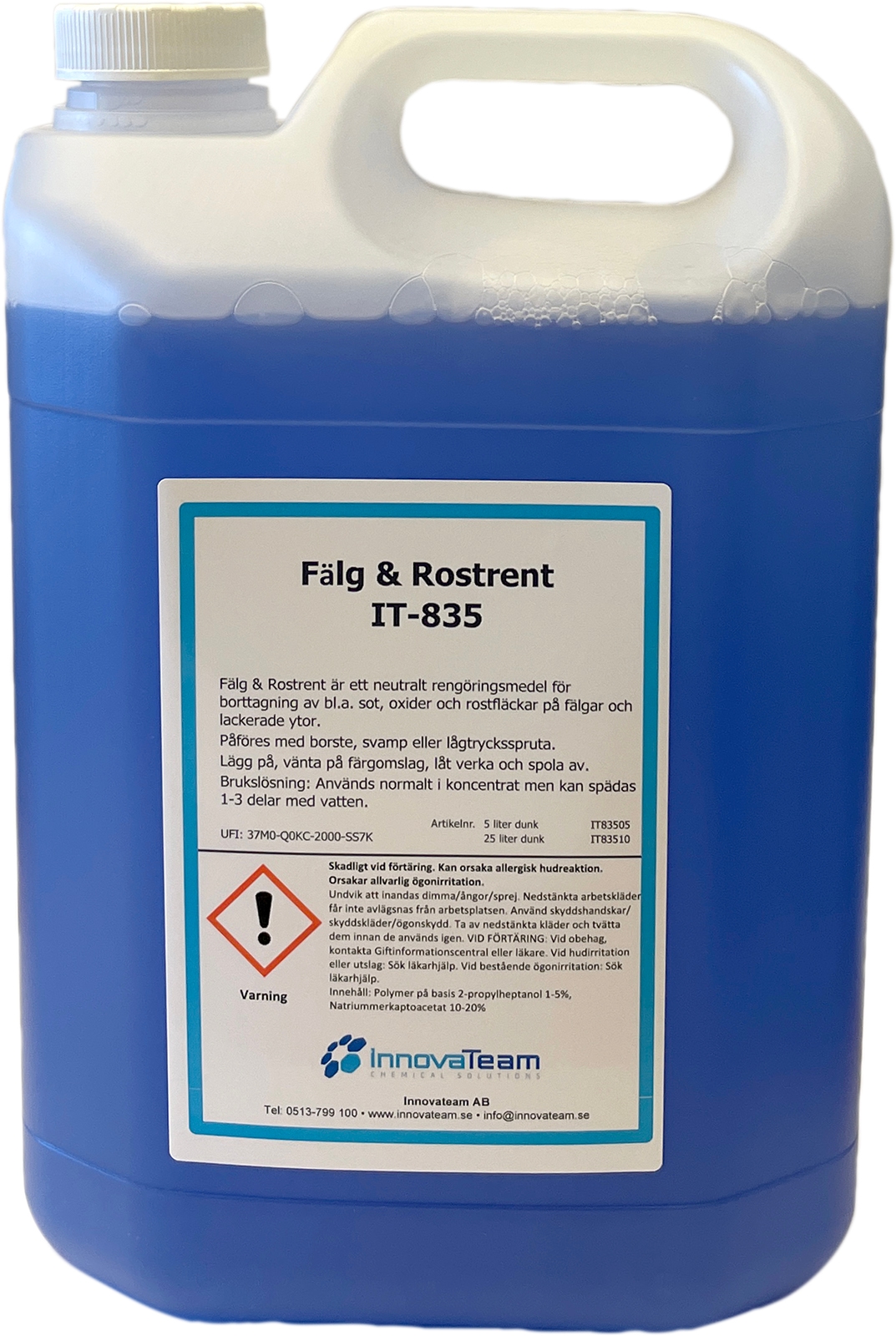 Fälg och rostrent 5 liter, för fälgtvätt