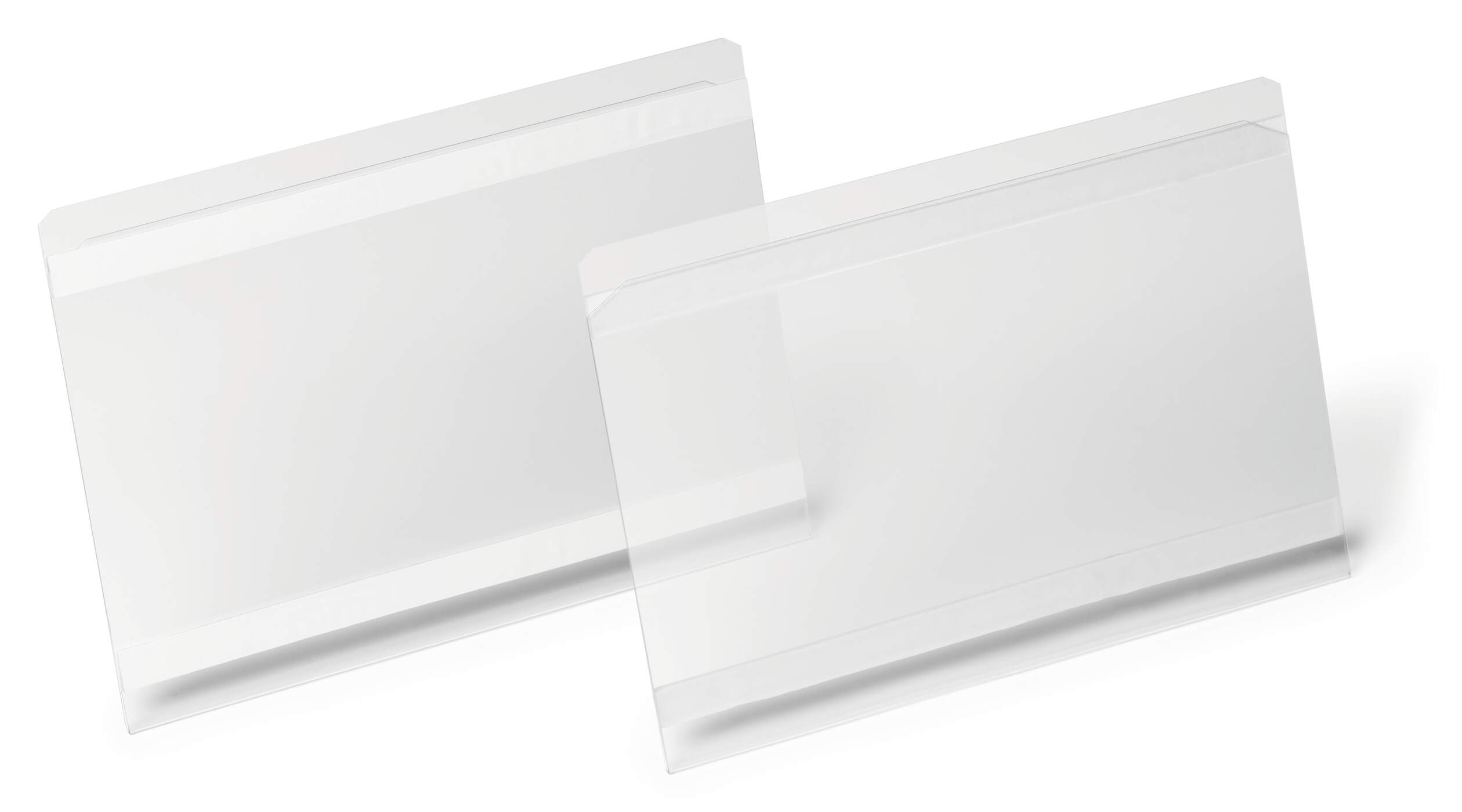 Plastficka självhäftande HARD COVER A5 liggande 10-pack