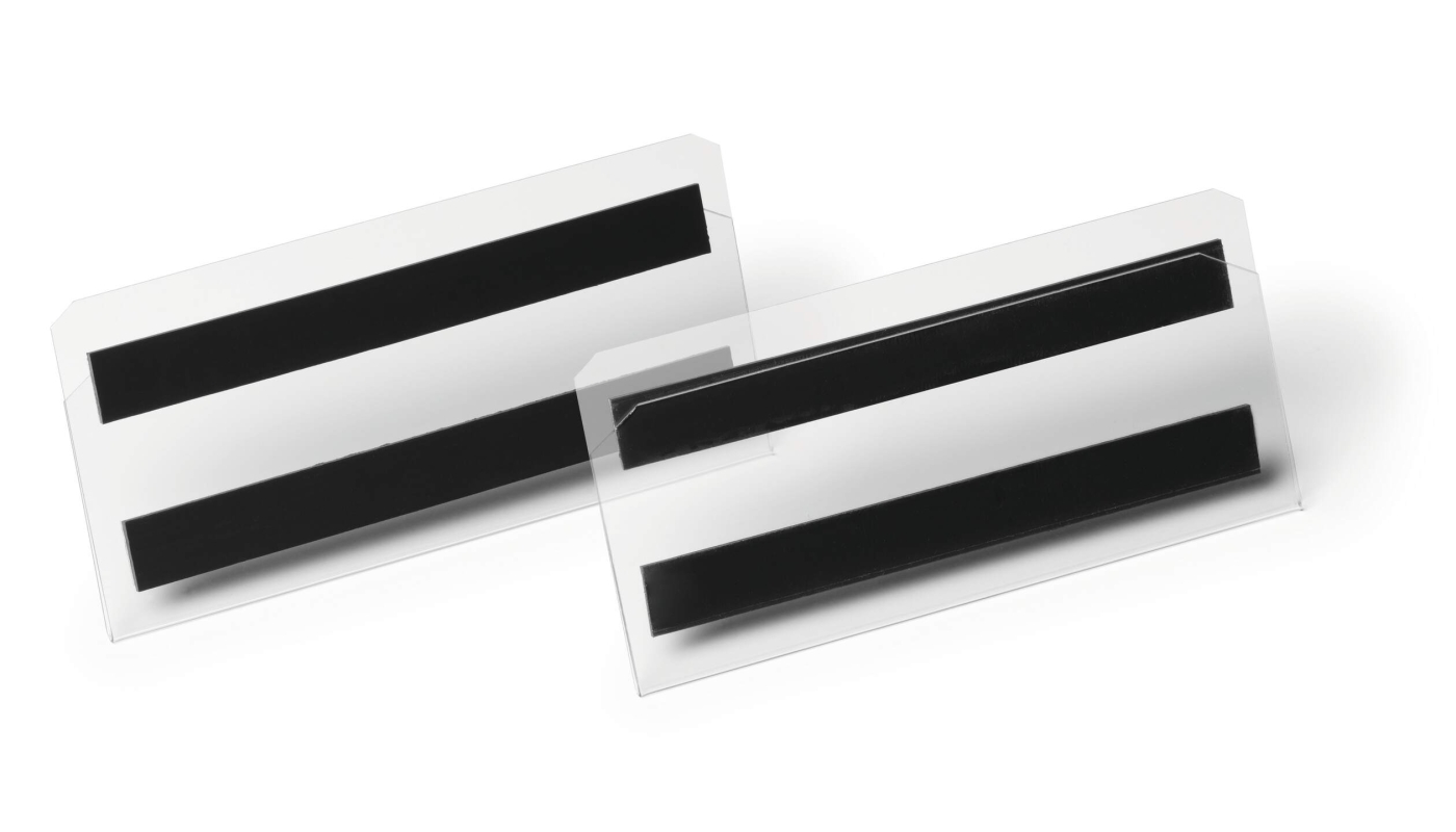 Etiketthållare magnetisk HARD COVER 150x67 mm